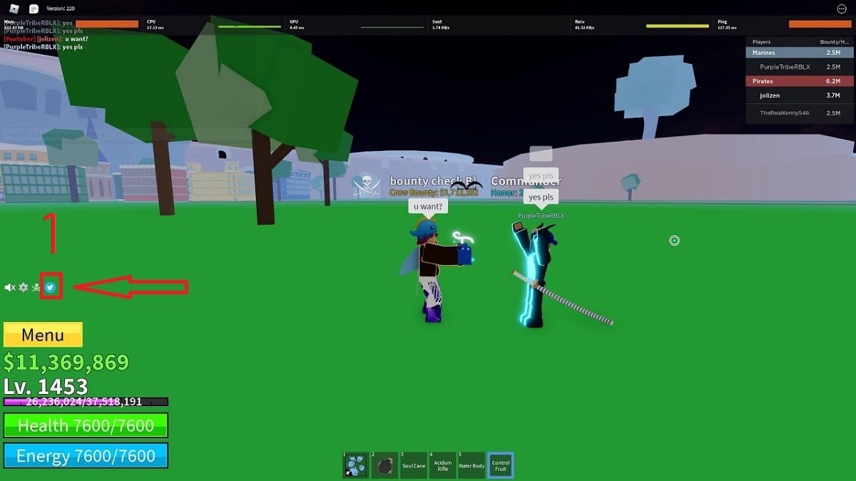 Code Blox Fruit (Blox Piece) mới tháng 1/2026 nhận x2 EXP và reset stat 6 1715281602206