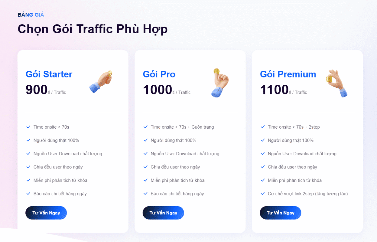 bang gia traffic user